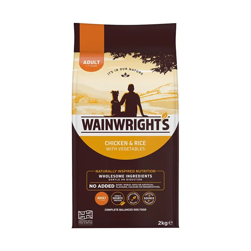 Wainwrights Dry Adult Dog Food Chicken And Rice With Vegetables 2Kg