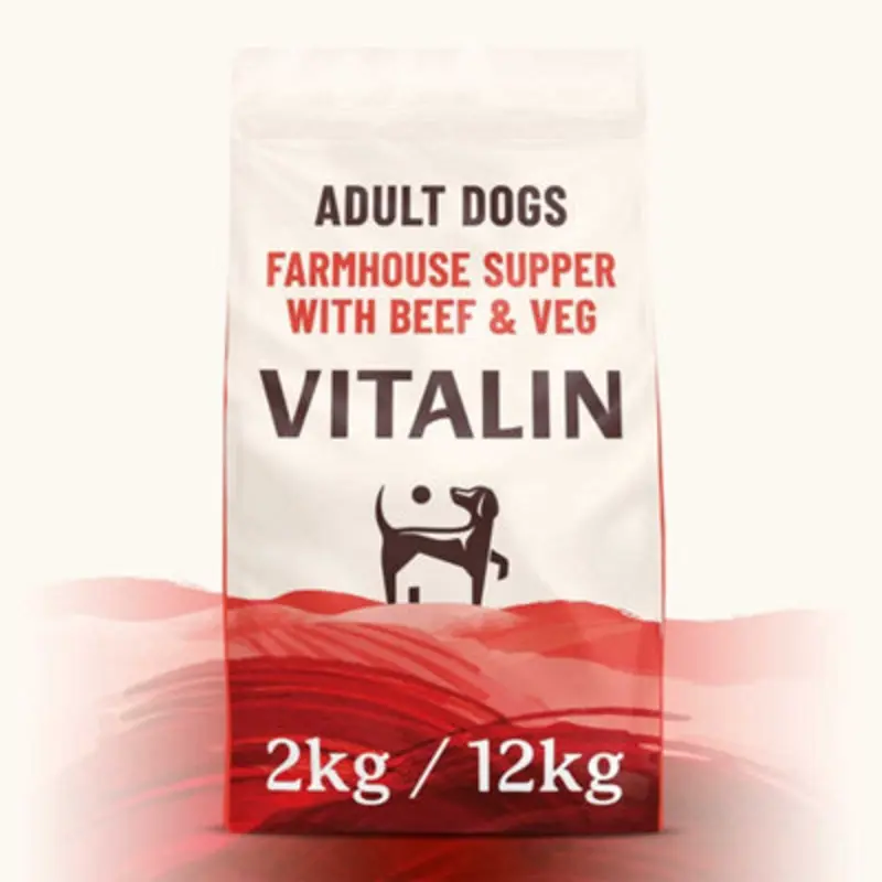 B&Q Vitalin Farmhouse Supper With Beef And Veg 2Kg