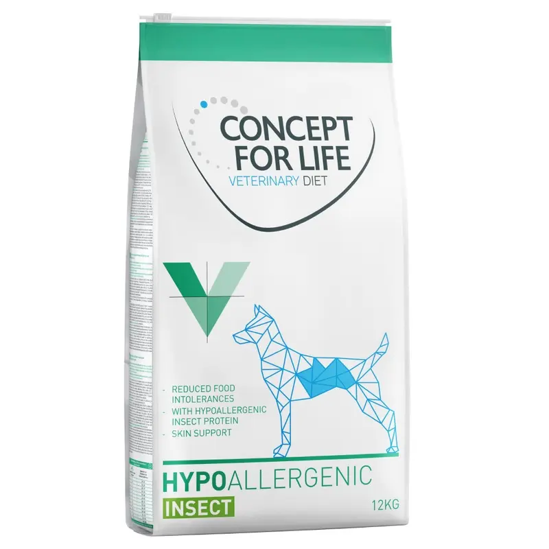 Concept For Life Vet Concept For Life Veterinary Diet Hypoallergenic Insect - 12Kg