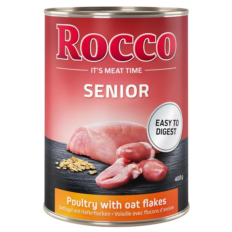 Rocco Senior 6 X 400G - Poultry With Oat Flakes