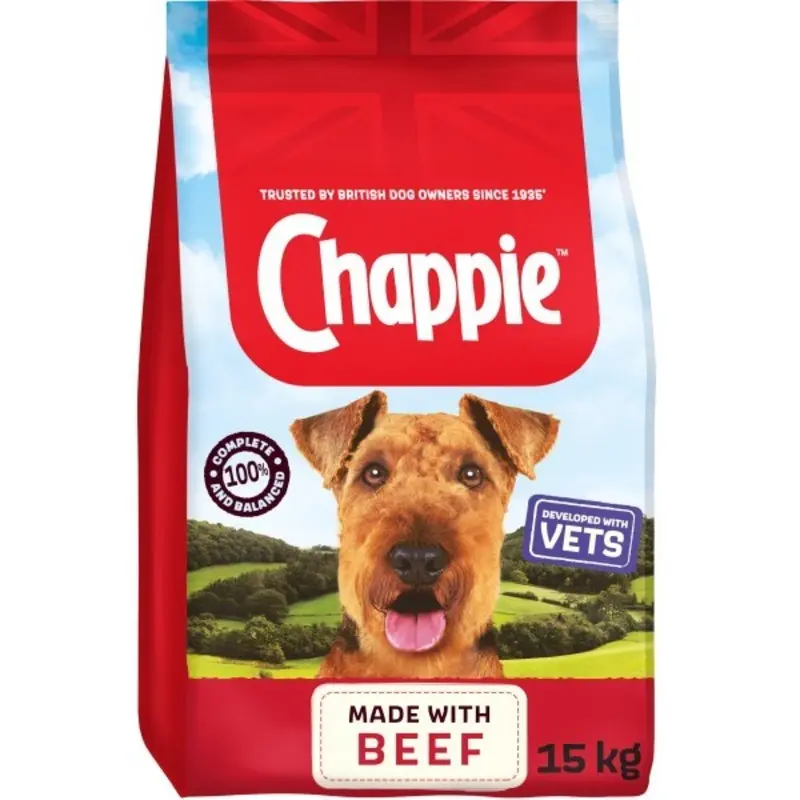 Chappie Dog Complete With Beef And Wholegrain Cereal - 15Kg
