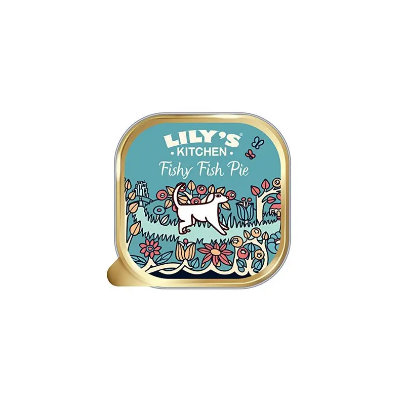 New Lilys Kitchen Adult Fishy Fish Pie Wet Dog Food (10 X 150 G) Dffp17 Size 10