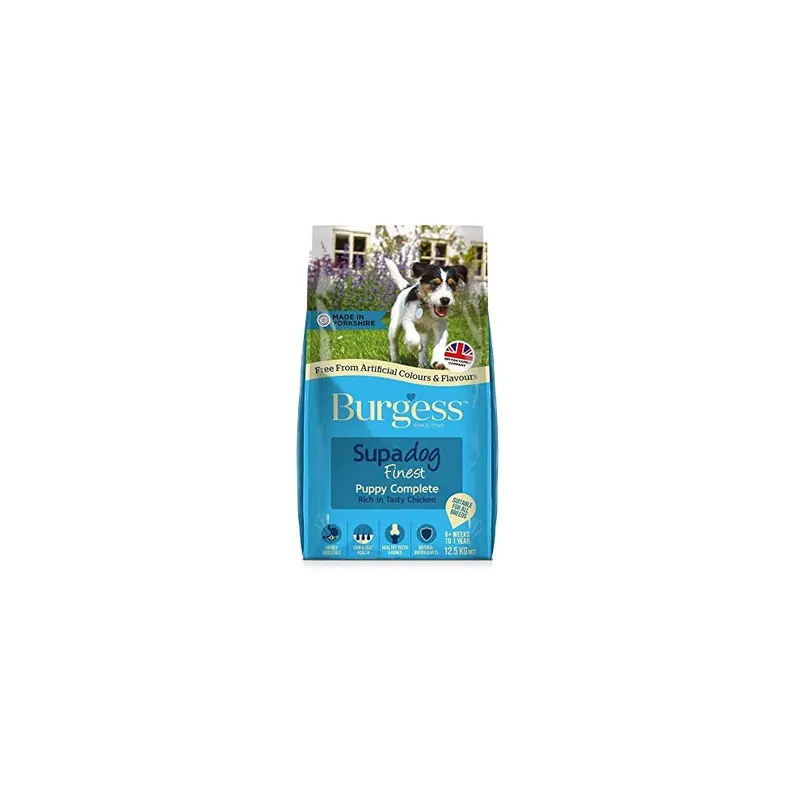 Burgess Supadog Burgess Puppy Rich In British Chicken Complete Food 12.5Kg