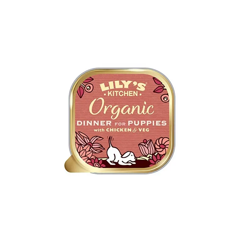 New Lilys Kitchen Puppy Recipe Organic Wet Dog Food, X 150 G 65229 Size 11
