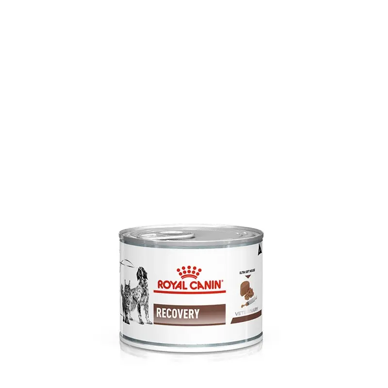 Royal Canin Veterinary Recovery Dog & Cat Wet Food Ultra Soft Mousse 12X195G
