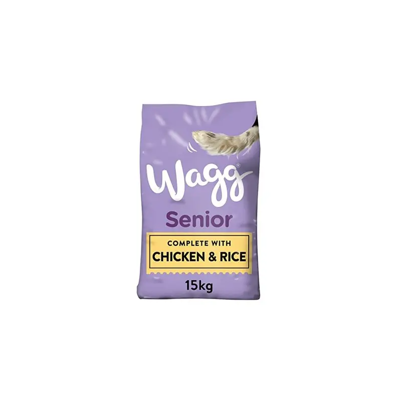 Wagg Complete Senior Chicken & Rice Dry Dog Food 15Kg