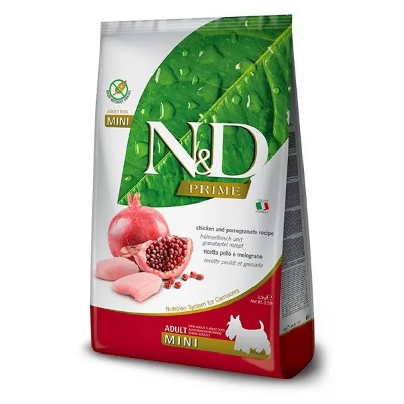 Farmina Nandd Prime In Chicken And Pomegranate For Mini Adult Dogs - Grain/Orange 7Kg