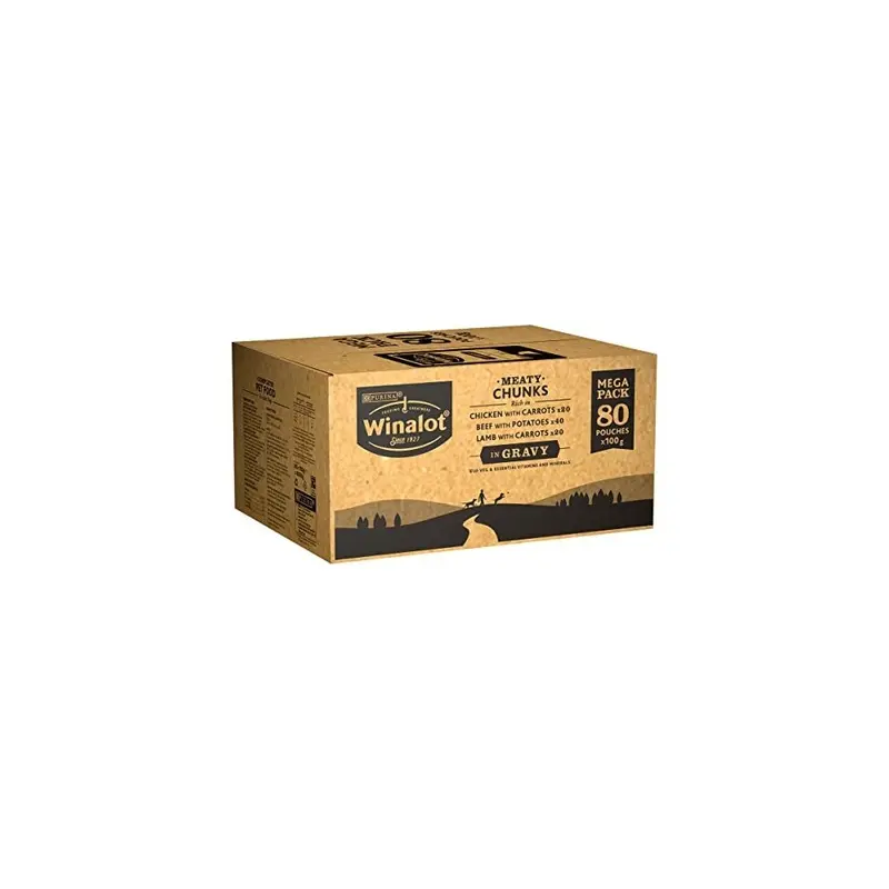 Purina Winalot Perfect Portions Dog Food Mixed In Gravy 80 X 100 G