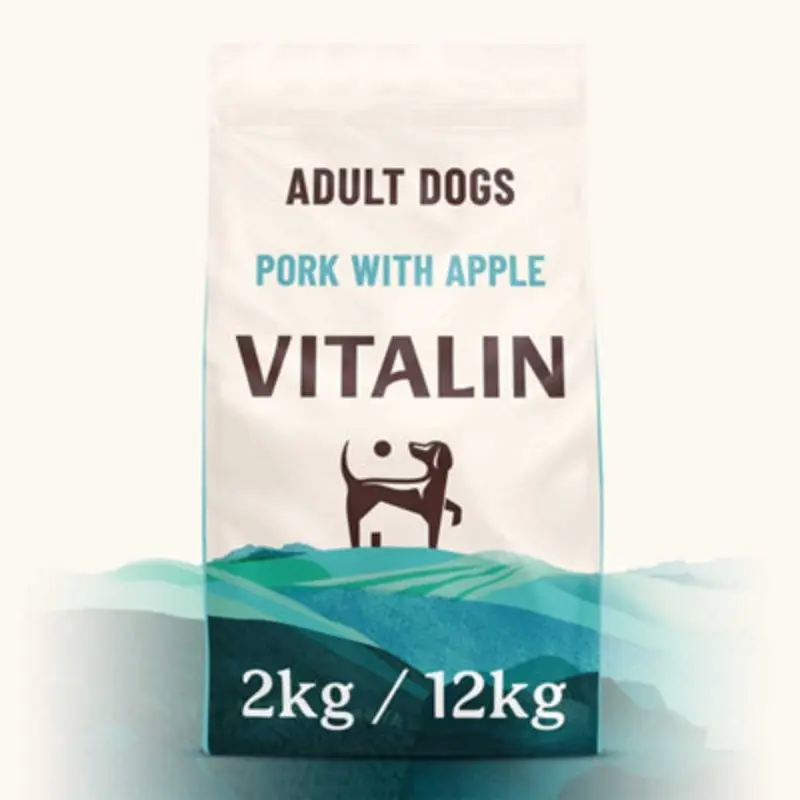 B&Q Vitalin Adult Pork With Apple 12Kg