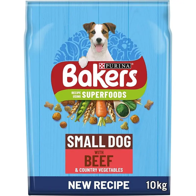 Bakers Complete Dog Beef And Vegetables Dry Dog Food - 10Kg Bag Small