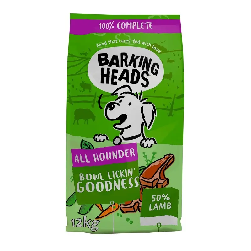 Barking Heads All Hounder Bowl Lickin Goodness Lamb Dog Food - 12Kg