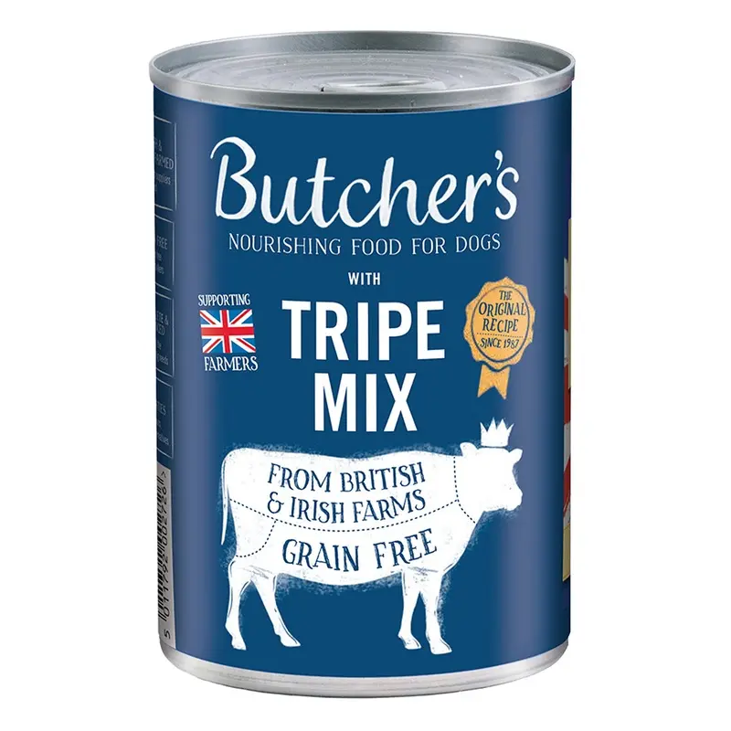 Butchers Grain Free Adult Wet Dog Food Tripe 400G Tin