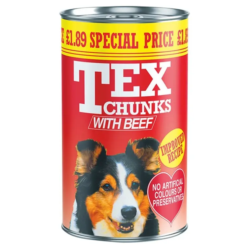 Tex Chunks With Beef ( Pack Of 6 ) 1.2Kg