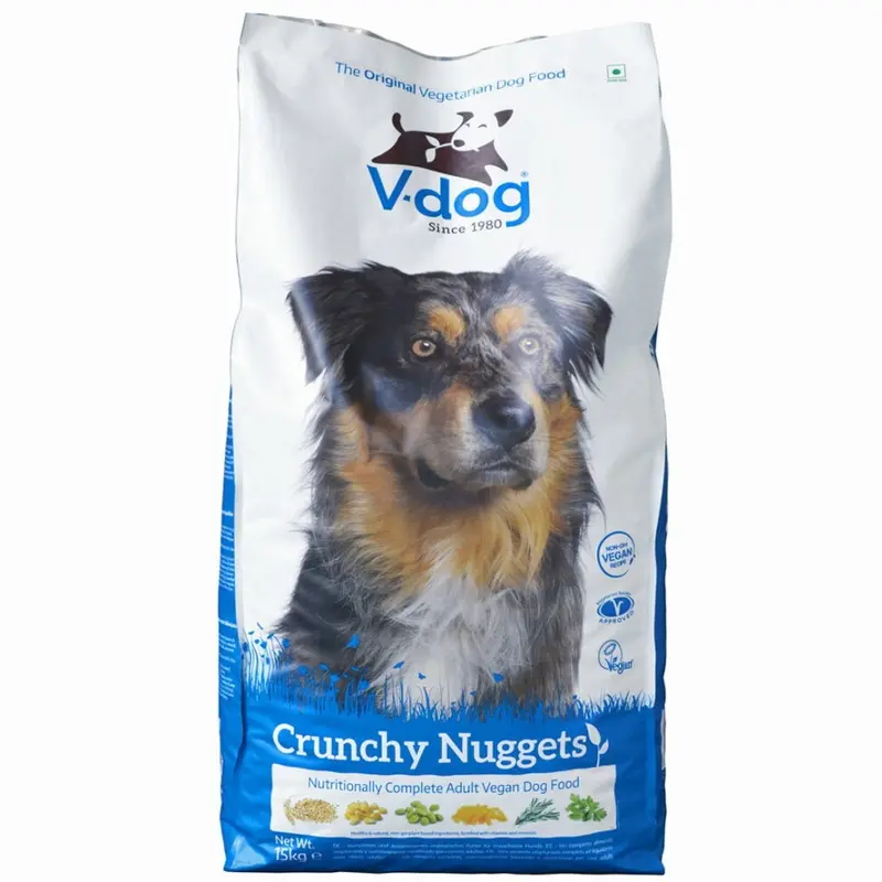 V-dog Crunchy Nuggets Vegan Dog Food - 15kg (GRADE A)