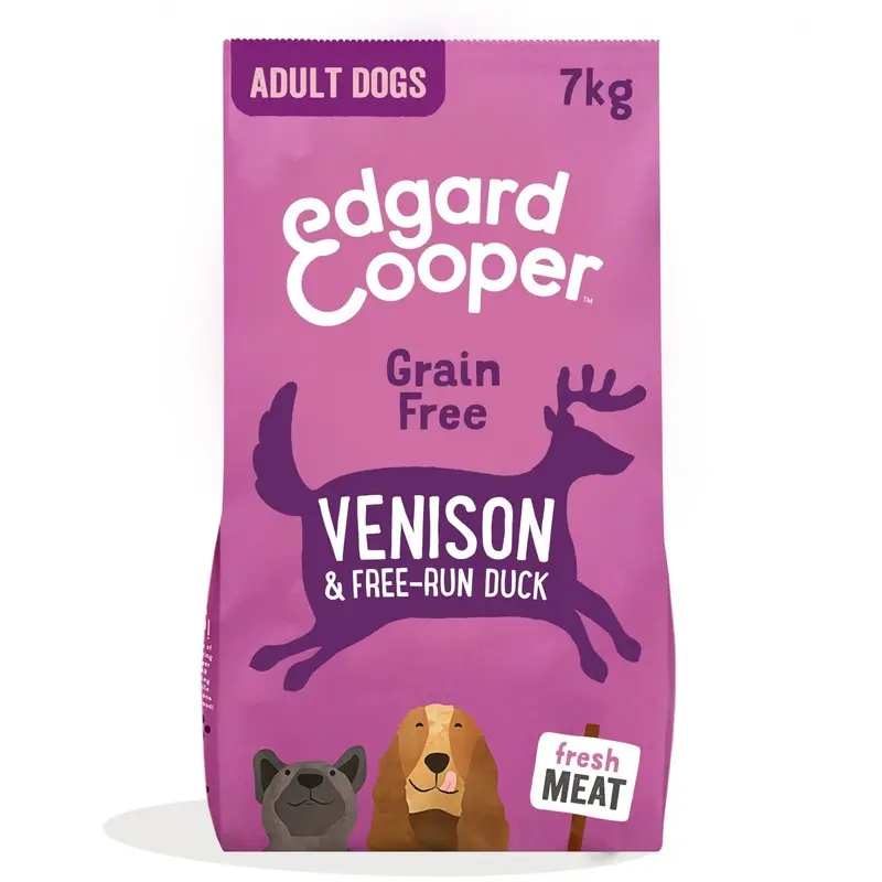 Edgard And Cooper Fresh Venison And Duck Adult Dog Food - 7Kg