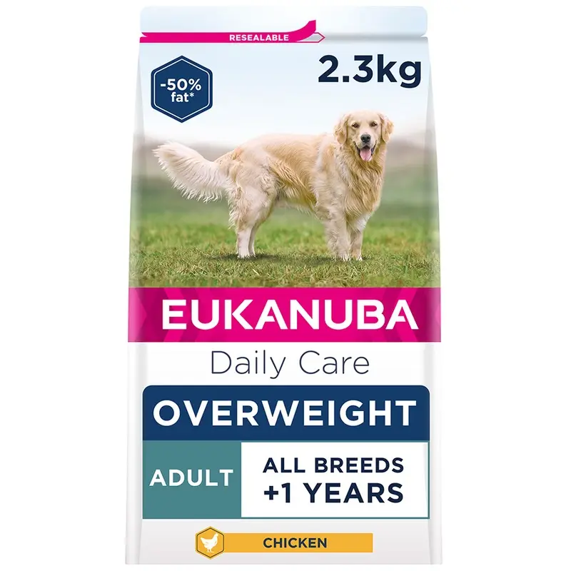 Eukanuba Daily Care Overweight Dry Adult Dog Food Chicken 2.3Kg