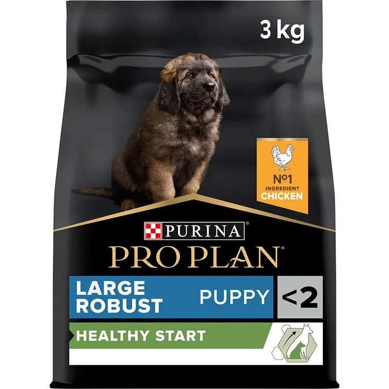 Pro Plan Large Robust Puppy Healthy Start Dry Dog Food Chicken 3Kg