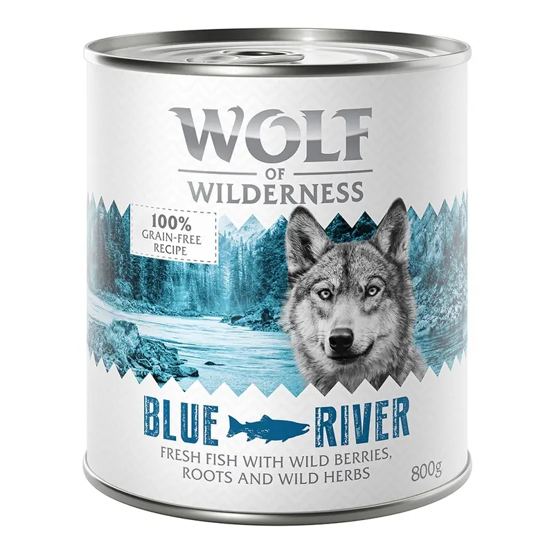 Wolf Of Wilderness Adult Single Protein 6 X 800G - Blue River - Fish