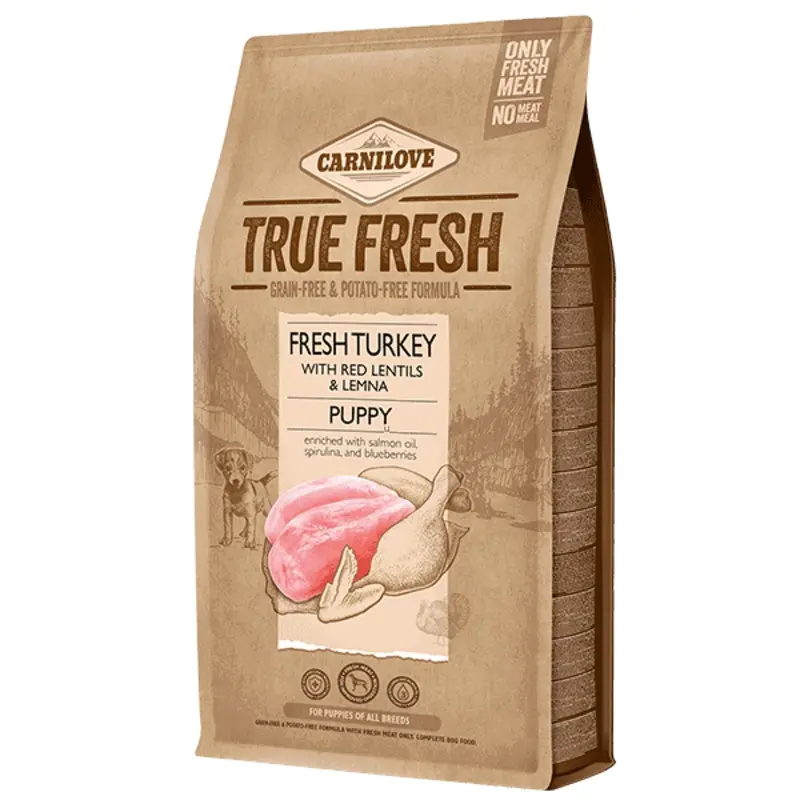 Carnilove Grain/Salmon/Green Dog True Fresh Turkey Puppy Food | : 4Kg