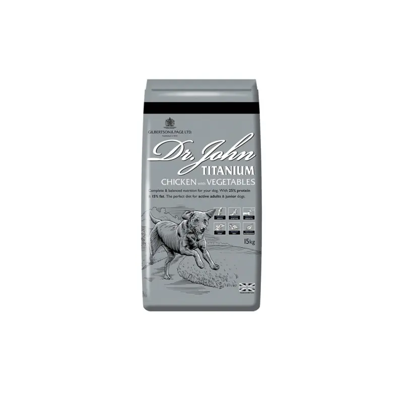 Dr. John Titanium Chicken And Vegetable Dog Food | Wowcher
