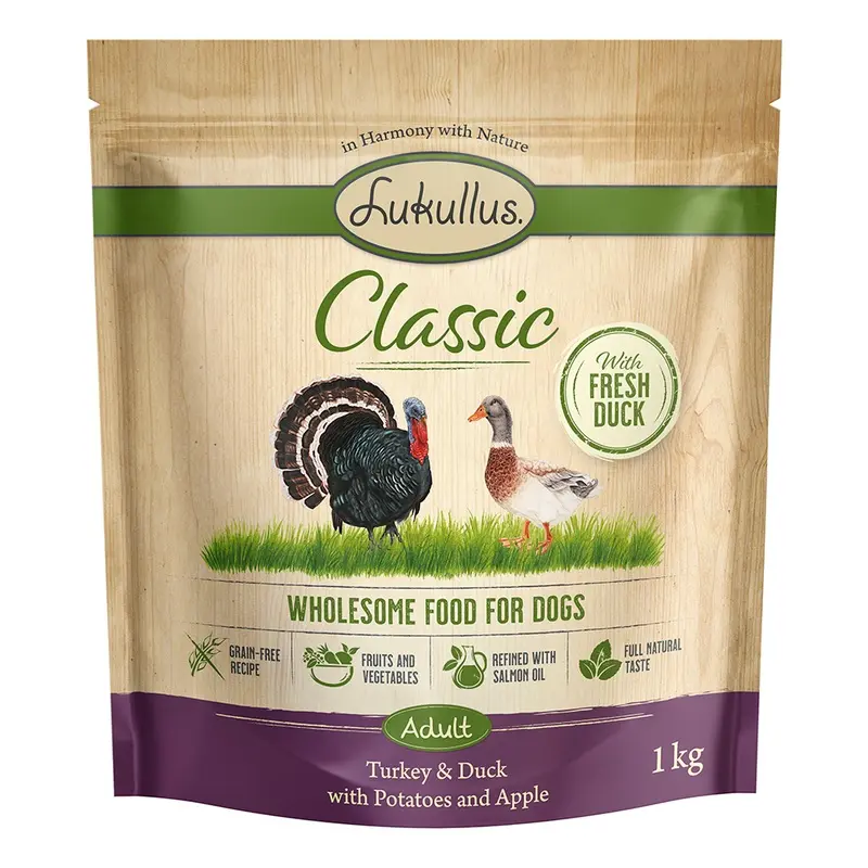 Lukullus 1Kg/1.5Kg Dry Dog Food - Special Price! * - Classic Grain-Free Turkey & Duck (1Kg)