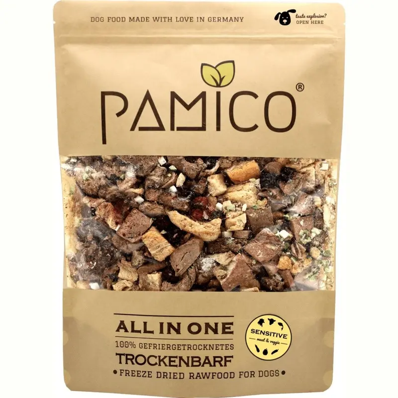 Pamico Salmon All In One Barf Dog Freeze-Dried Sensitive - Meat & Veggie | : 250G