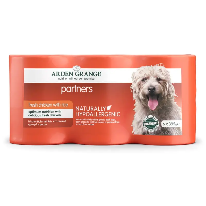 Arden Grange Partners - Chicken, Rice & Vegetables - 6 X 395G