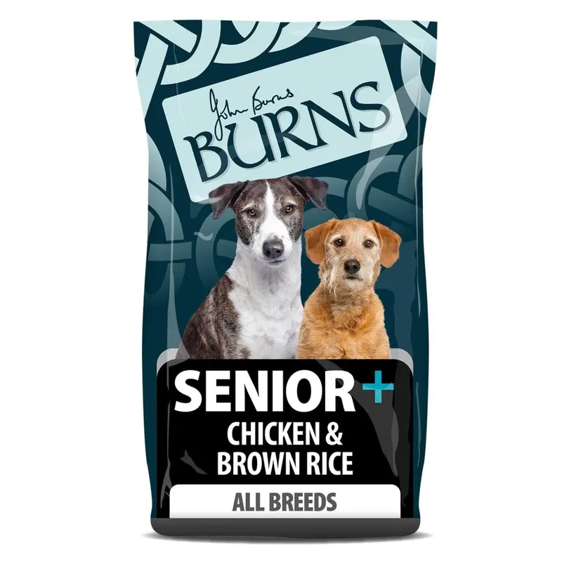Burns Brown Natural Nutrition Senior + Complete Dry Dog Food Chicken And Rice 2 Kg 2Kg