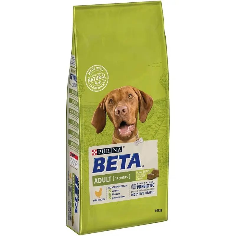 New Purina Beta Adult Rich In Chicken, Dry Dog Food 12231701 14Kg