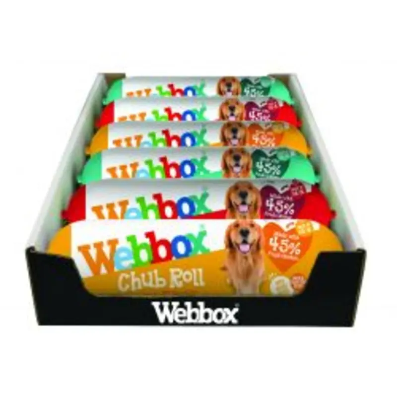 Webbox Dog Food Chubs - Assorted - X 720G Size 15