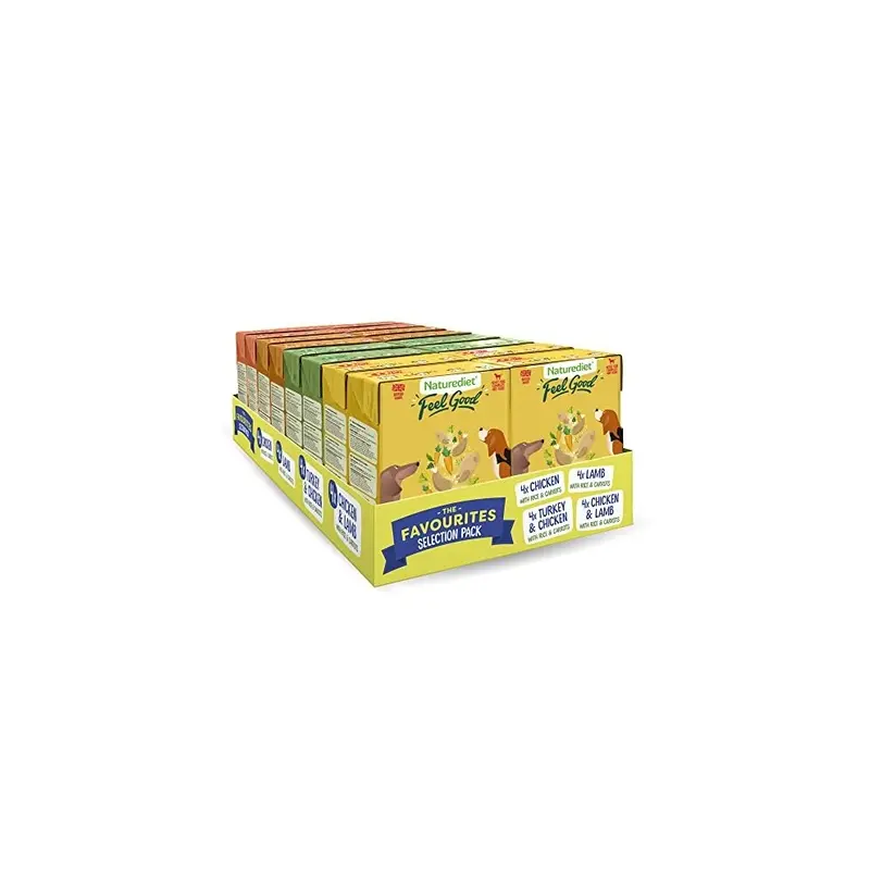 Naturediet Feel Good Selection Pack Complete Wet Food, (Pack Of 16) 390G