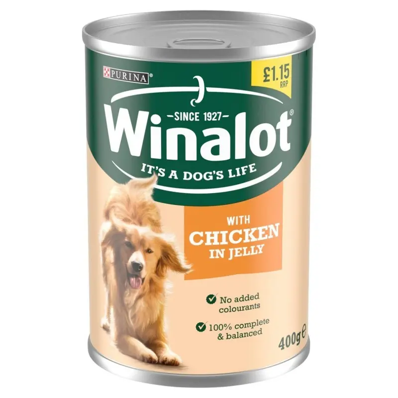 Purina Winalot With Chicken In Jelly (Pack Of 12) 400G