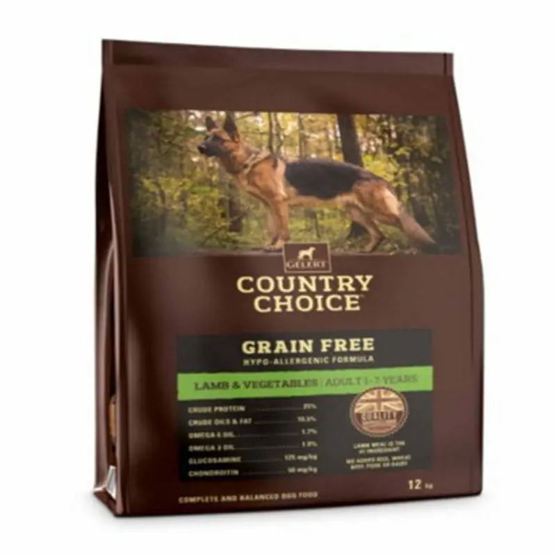 B&Q Grain Gelert Country Choice Free Lamb & Veg 12Kg