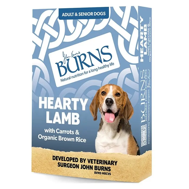 Burns Hearty Lamb With Organic Rice Adult And Senior Dog Food - X 150G Brown Size 12