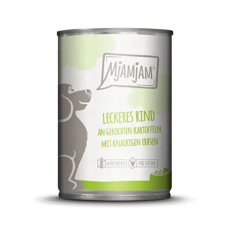 Mjamjam Adult Dog 6 X 400G - Beef With Potatoes