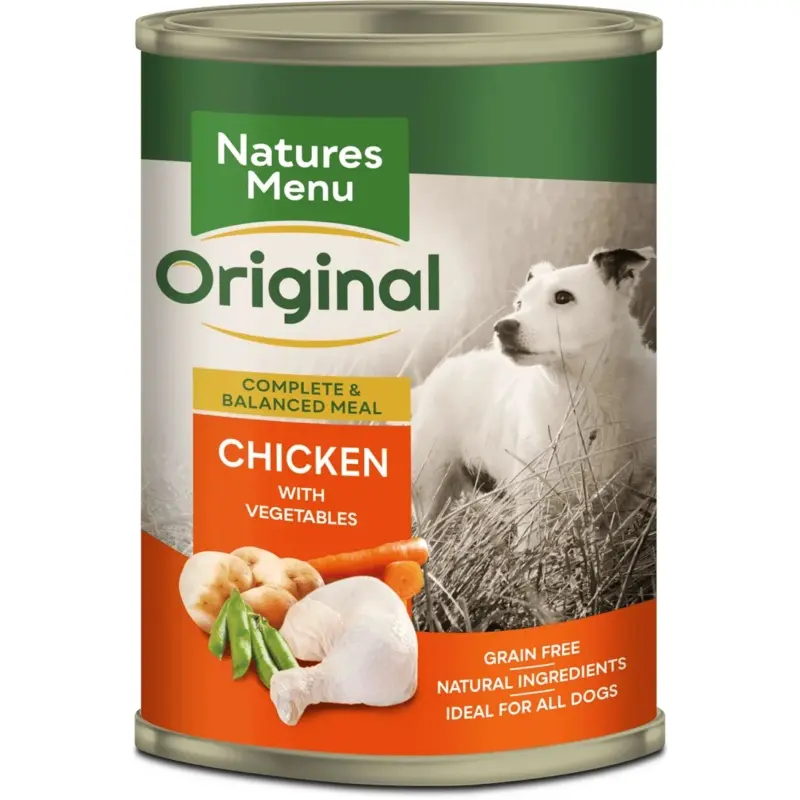 Natures Menu (Best Before 06/10/25) Dog Cans Chicken Size 06
