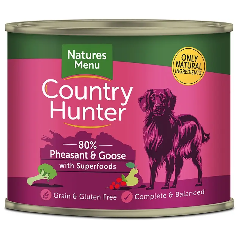 Natures Menu Country Hunter Pheasant And Goose Dog Food 600G