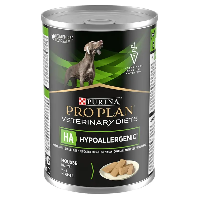 Pro Plan Veterinary Diets Ha Hypoallergenic Adult Wet Dog Food 12X400G