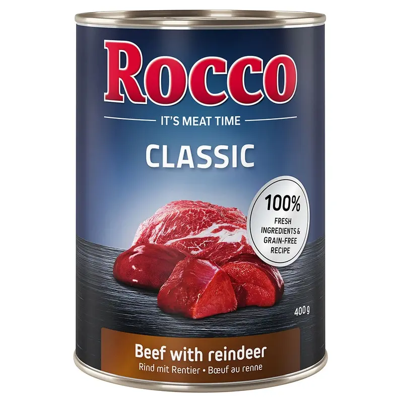 Rocco Classic 6 X 400G - Beef With Reindeer