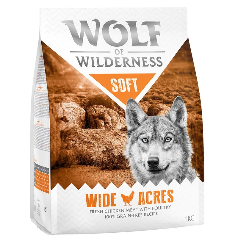 Wolf Of Wilderness Soft "Wide Acres" - Chicken - 1Kg