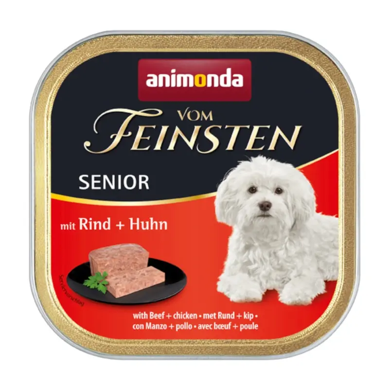 Animonda Vom Feinsten Senior 6 X 150G - Beef & Chicken