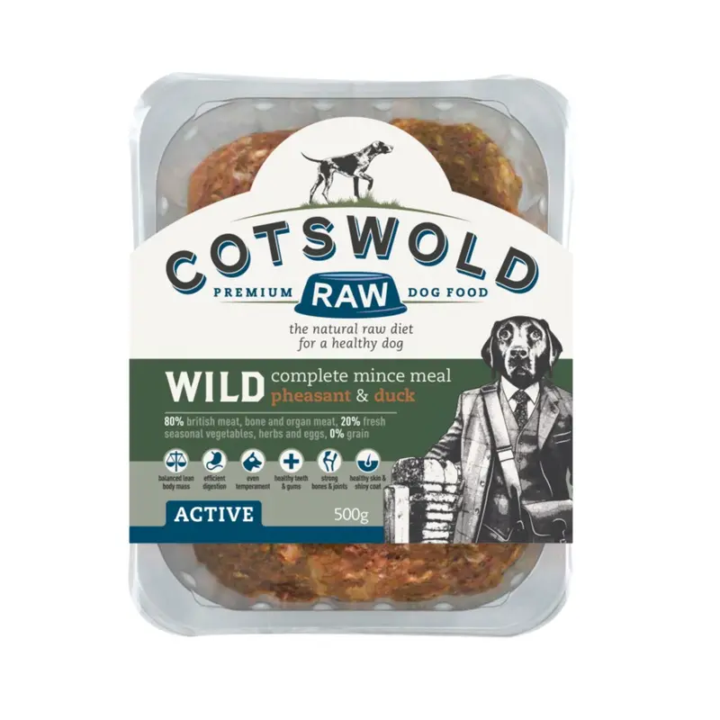 Cotswold Raw Unisex Brown 80/20 Wild Pheasant And Duck 500G