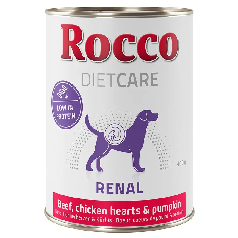 Rocco Diet Care Renal - Beef With Chicken Hearts & Pumpkin - 6 X 400G
