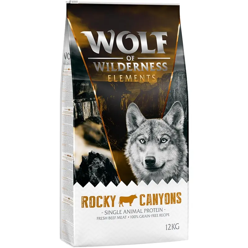 Wolf Of Wilderness Adult Sensitive "Rocky Canyons" - Beef - 12Kg