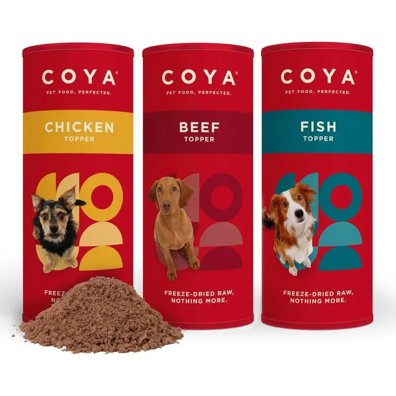 Coya Adult Dog Topper - X 50G Variety Pack Size 3