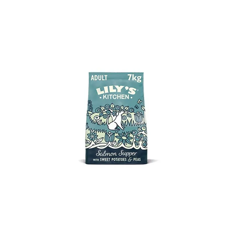 Lilys Kitchen Salmon/Grain Supper - Free Adult Dry Dog Food (7 Kg) Size 7