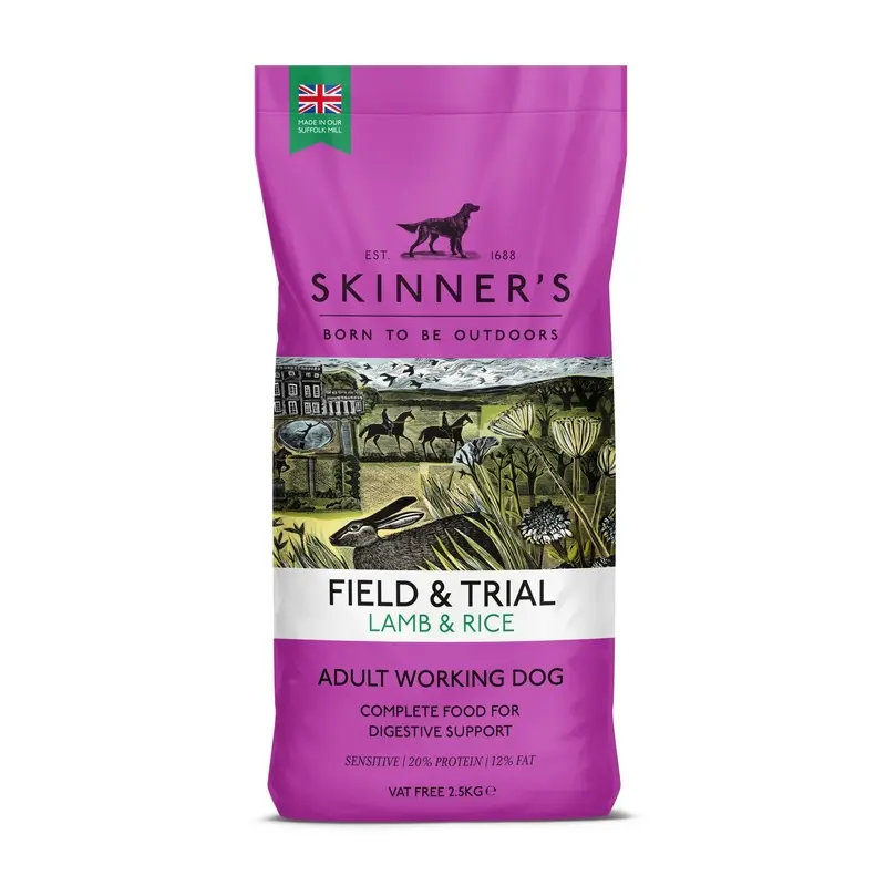 Skinners Skinners Field And Trial Sensitive Lamb And Rice Dog Food - Light 2.5Kg