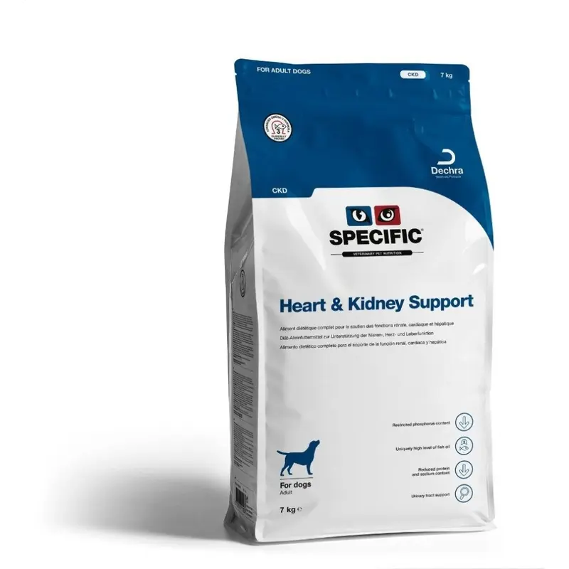 Dechra (12Kg (4Kg X 3)) Specific Ckd Dog Food Heart Kidney Support 12Kg