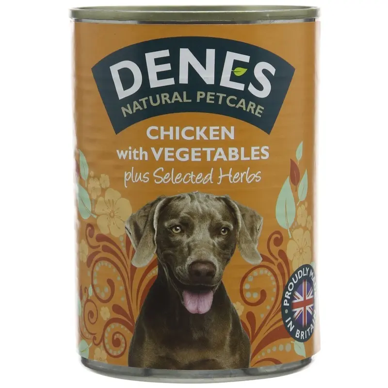 Denes Complete Adult Wet Dog Food Chicken And Vegetables, X 400 G Size 12