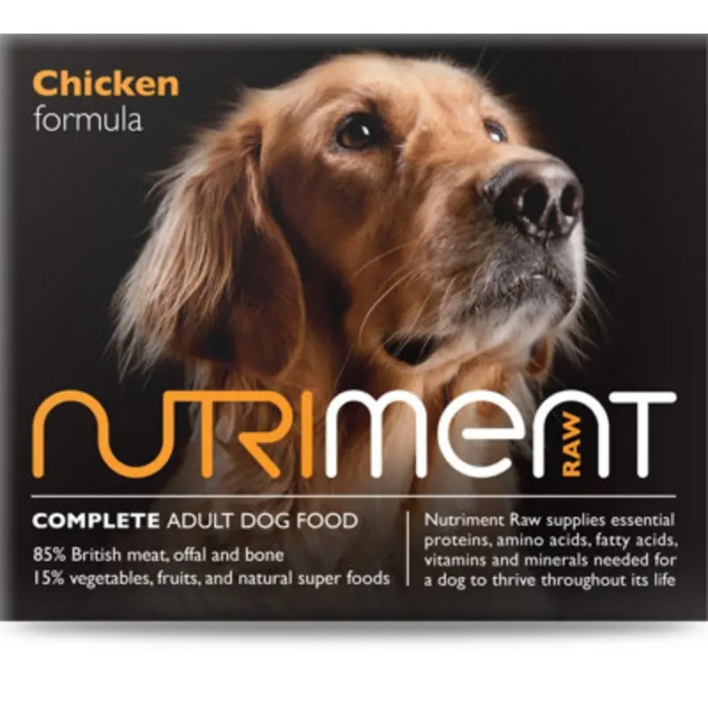 B&Q Green/Salmon Nutriment Adult Working Dog Chicken Formula 500G